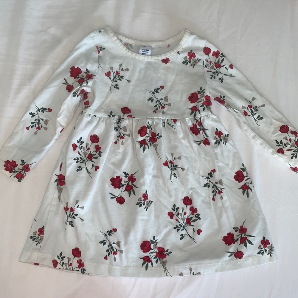 Old Navy Long Sleeve Floral Dress